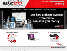 Tablet Screenshot of bizco.com